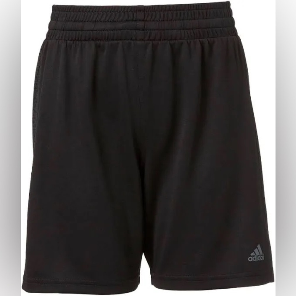 Men’s Adidas flag football shorts in black, no pockets and size M